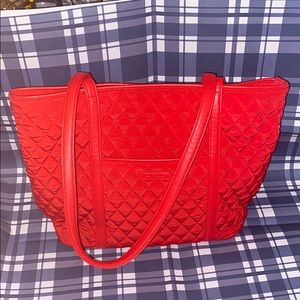 Small Vera Tote Bag With Leather Straps